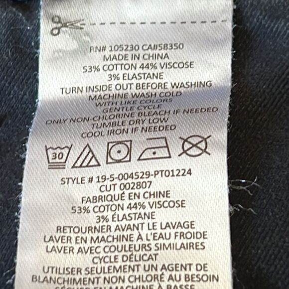 Current Elliott black jeans  - Picture 10 of 12